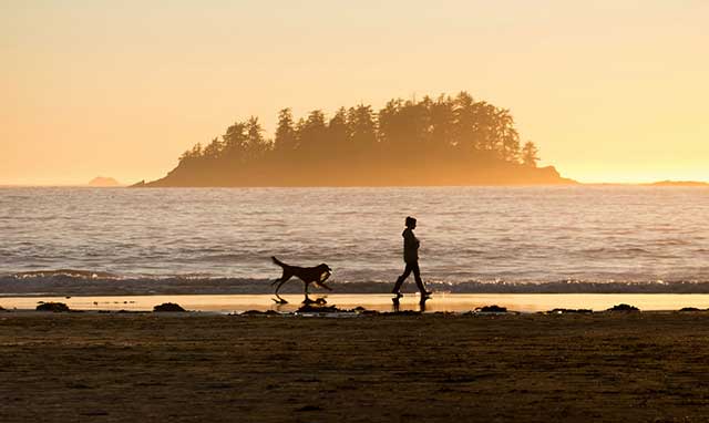 beach stroll